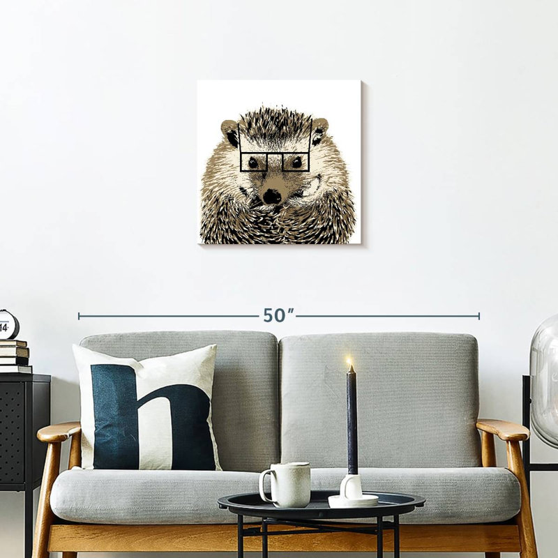 Good Looking Hedgehog, 20" H x 20" W