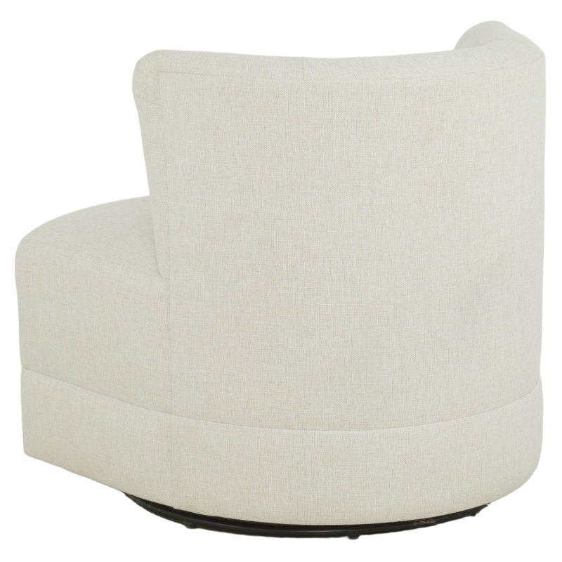 Fauteuil pivotant sans accoudoirs Evander, 3029 Naturel