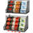 2-in-1 Stackable Can Organizer with Adjustable Dividers – Wall Mount & Cabinet Storage Rack for Pantry, Kitchen, Office