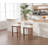 Francile Upholstered Stool with Solid Wood Frame-352002163-352002164