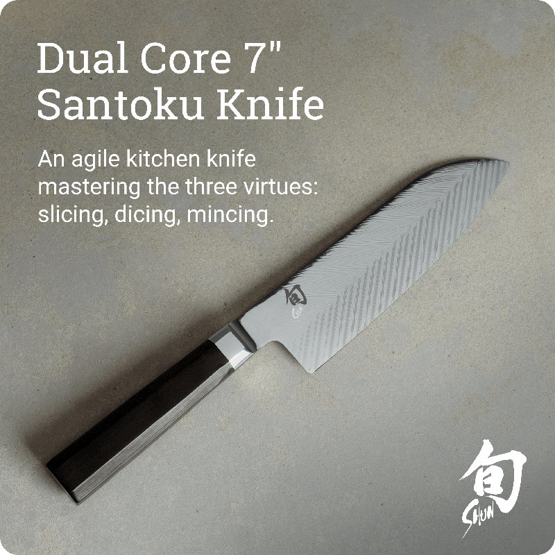 Dual Core Santoku 7" w/ Saya