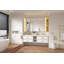 Base de meuble-lavabo mural moderne Ardyn avec tiroirs à fermeture en douceur et tablettes ouvertes (lavabo non inclus)-124006397-124006401