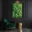 "Watercolor Botanical 71", art mural sur toile verte-1020807549