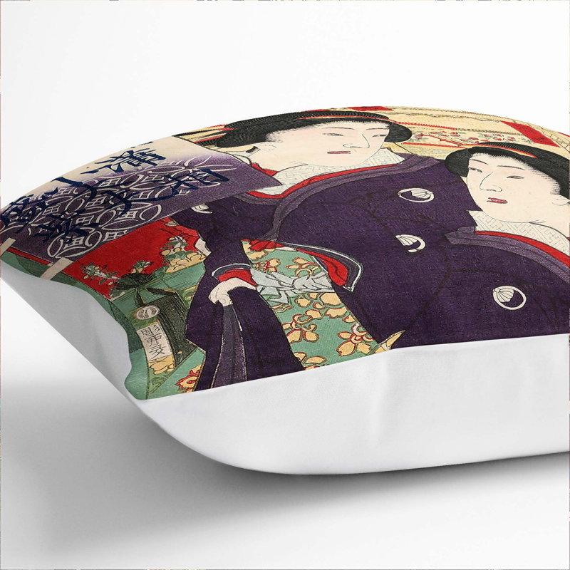 Square Cushion, 55cm H x 55cm W x 20cm D, White