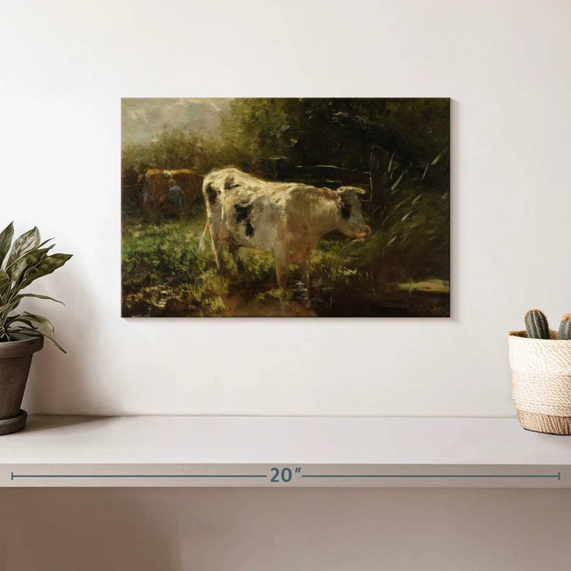 Brampt Simple Cow, 8" H x 12" W