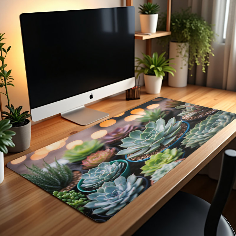 Polyester Desk Pad, 31.5x15.5