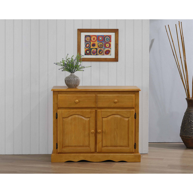 Ariyona 37.5 " W Server, Rich Honey Light Oak