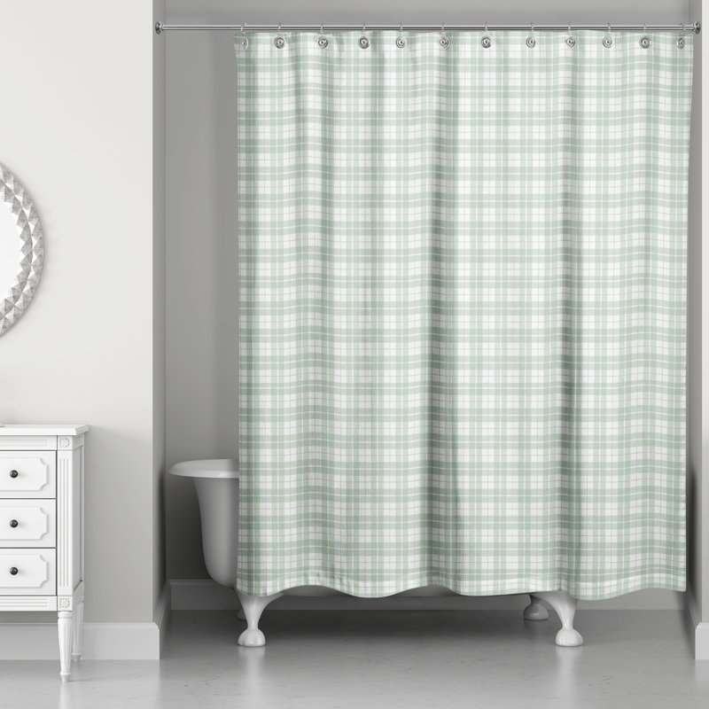 Mcculley Plaid Shower Curtain
