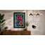 Stained Glass Blooms Botanical - Framed Print-275586669-275586658