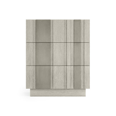 Tempo 3 - Drawer Solid Wood Nightstand