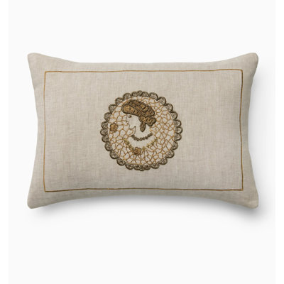Cameo Linen Lumbar Pillow Cover & Insert