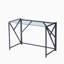 Bureau d'ordinateur en verre transparent Tempe