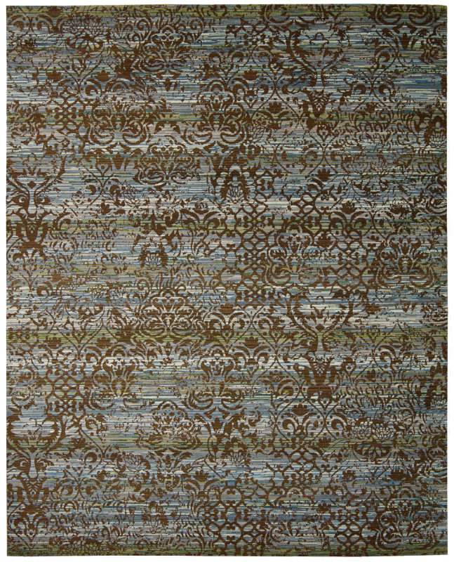 Denoila Wool Oriental Indoor Rug, Rectangle 7'9" x 9'9"