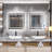 Makhail Square Wall Mirror-327635760
