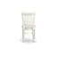 L'ensemble 3 pièces de table et chaises de cuisine contient une table de salle à manger rectangulaire avec Dropleaf et 2 chaises rembourrées en tissu de lin, blanc lin-749268155-741723776-689759449