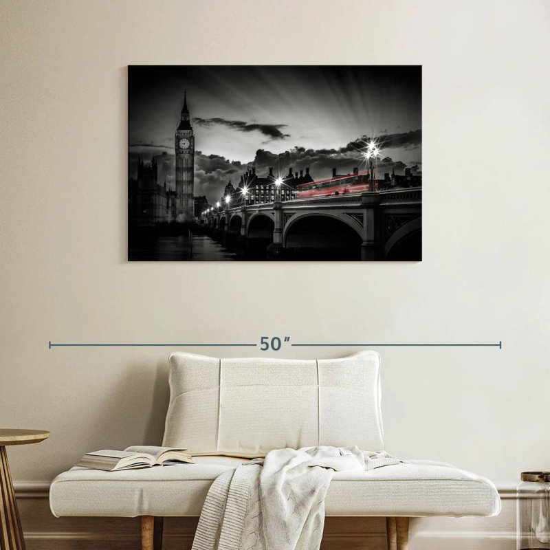Sireci Westminster Bridge Sunset, 26" H x 39" W