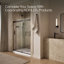 Levity 74" H x 59.63" W Bypass Shower Door with CleanCoat® Technology-700643421-801942694