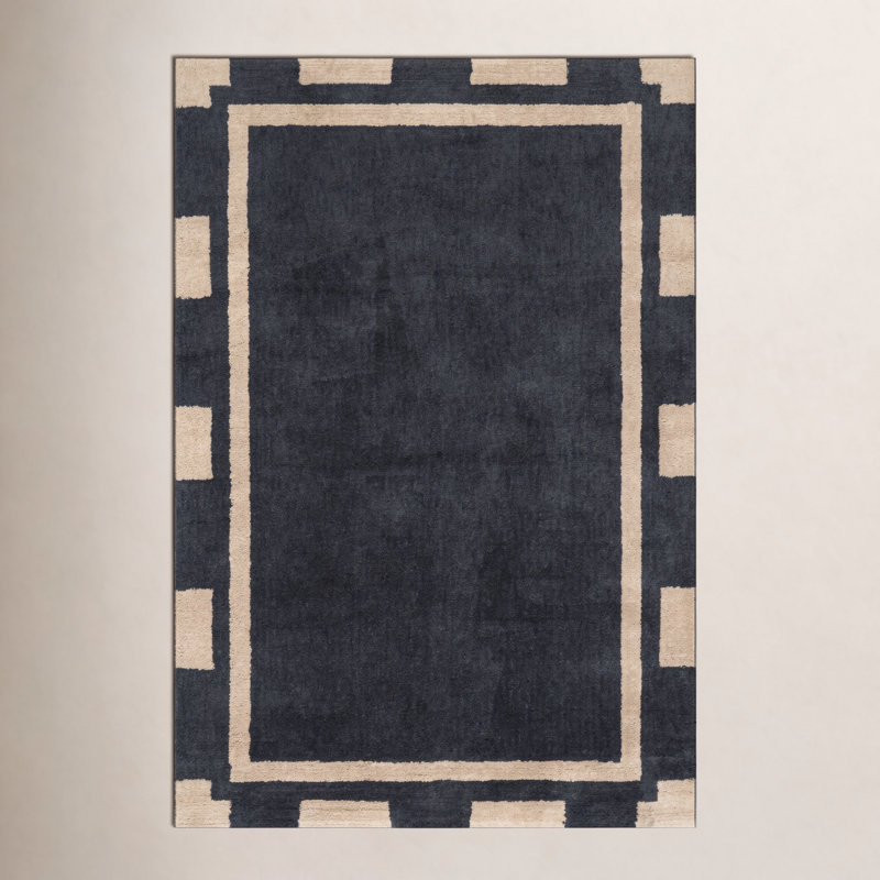 Orlina Bordered Rug, Rectangle 6' x 9'
