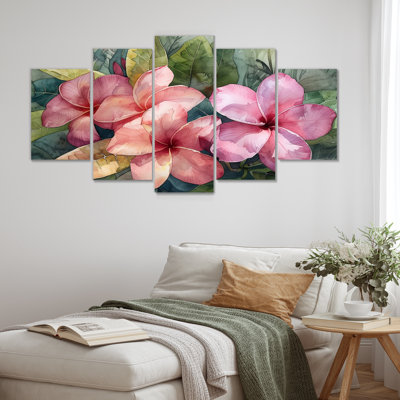Greilickville - Plumeria Wall Art Set