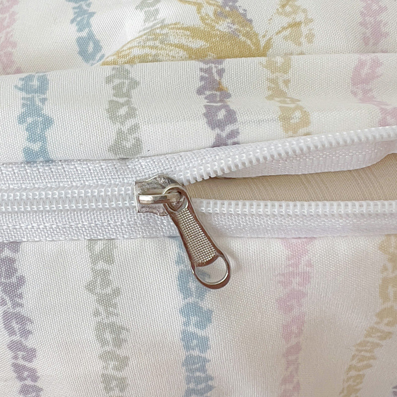 Dailynap Simple And Elegant Butterfly Pattern Bedding Set, Twin Duvet Cover + 2 Pillowcases