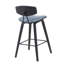 Tabouret de bar ou de comptoir moderne Bilgin Payton avec assise rembourrée et structure en bois-714927824-714927834-714927835