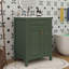 Meuble-lavabo de 24 po avec lavabo en céramique, 1 porte à fermeture douce, 2 tiroirs à fermeture douce-1956401192