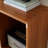 European style open storage bookcase