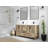 Malibu 60'' Double Bathroom Vanity with Top-76042323-90700794