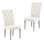 Ensemble de 2 chaises de salle à manger rembourrées Modern Velvet