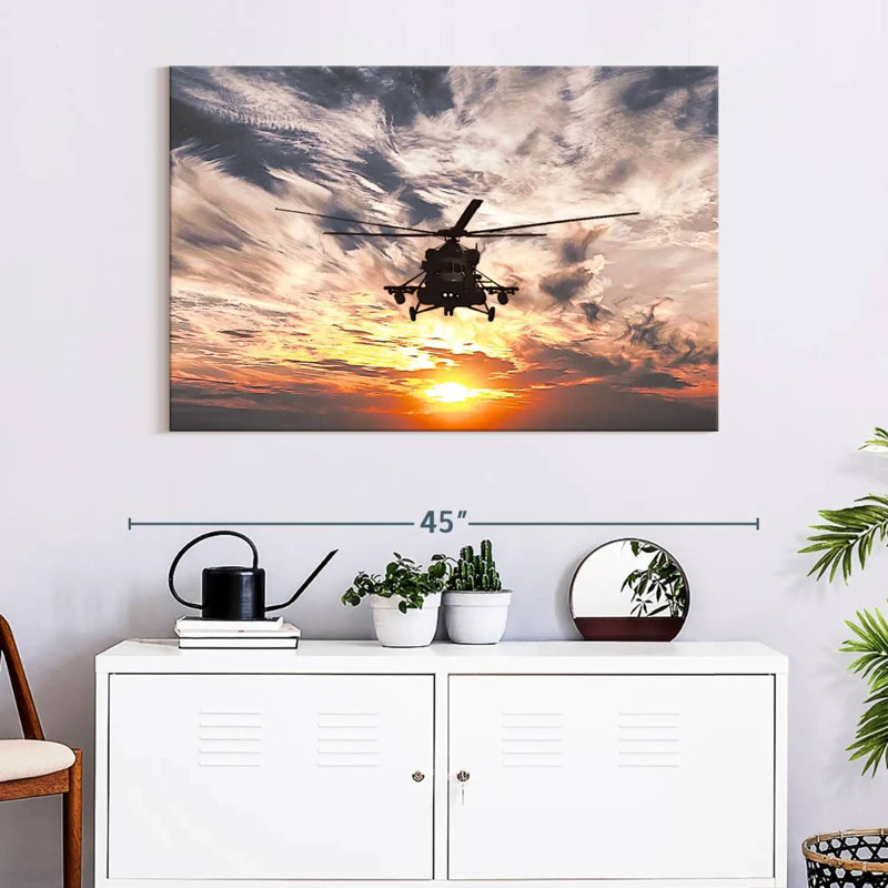 Mait Navy Helicopter, 26" H x 39" W