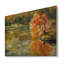«Autumn Lake and Orange Leaves II», peinture sur toile encadrée-176531280-176531293