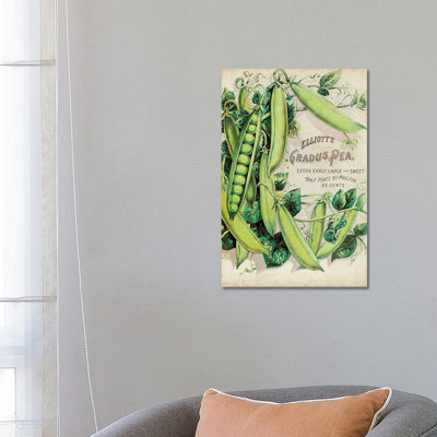 Antique Seed Packets V 1 Piece Wrapped Canvas Wall Art
