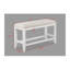 Transitional Counter-Height Bench With Upholstery - Spacious & Solid Dining Fabric Rectangular Build-2006784745-2006784751