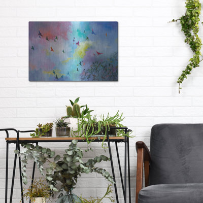 «Sky Is The Limit» par Julia Hacker, art mural en métal
