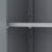 Church Strett Removable Two-Door Wall Cabinet with Adjustable Shelves and Open Lower Shelf for Bathroom Storage