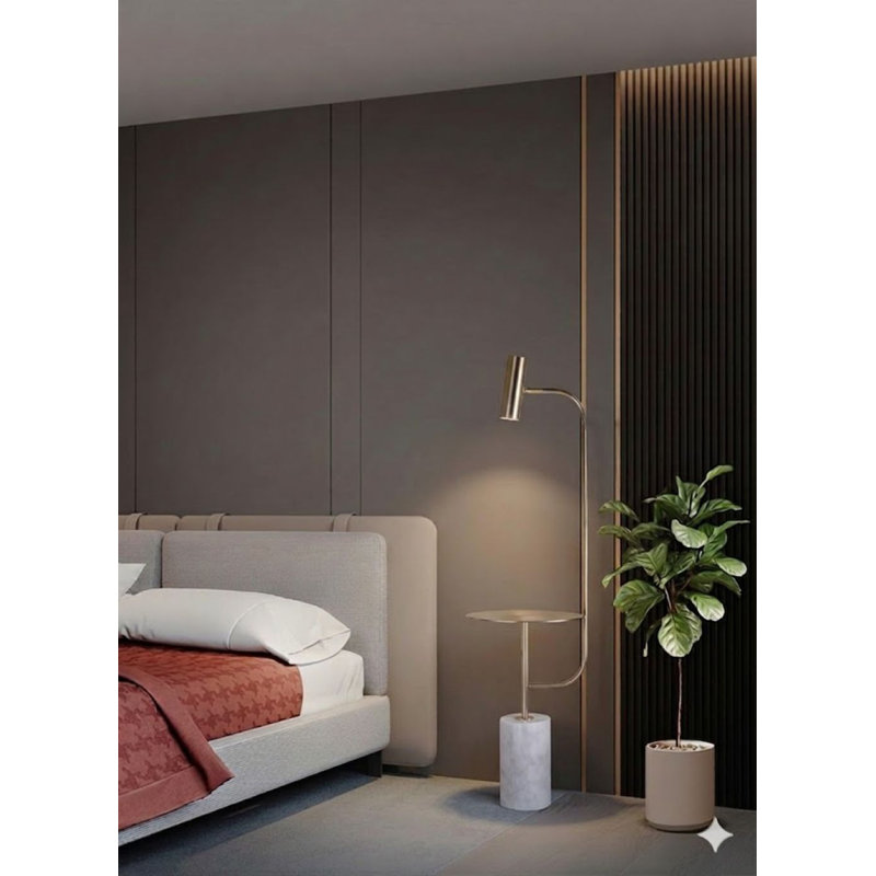 Modern 1 Light Marble Base Table Lamp