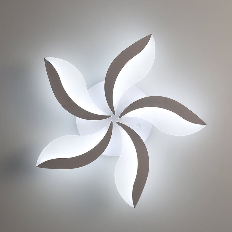 Julann Acrylic LED Semi Flush Mount