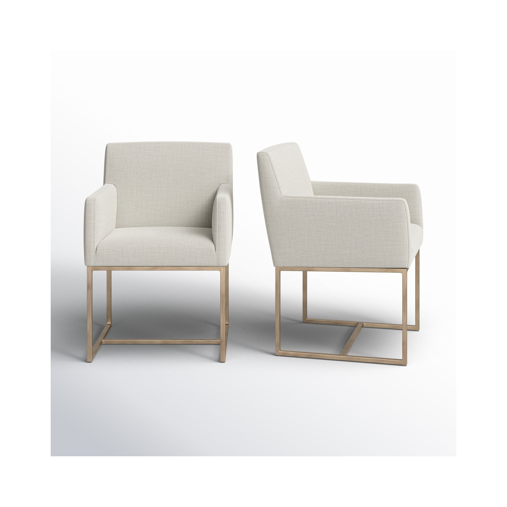 Brose Upholstered Dining Arm Chair