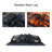 23 Inch Infrared Quartz Heater Fireplace Insert - Brick Style With Woodlog. 1500W Powerful Heat. 5000 Per Hour. Adjustable Flame Brightness. /Ul Approved. . Saves On Heating Bills. Antique Black