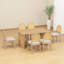 Ensemble de salle à manger 7 pièces 7 pièces-302568481