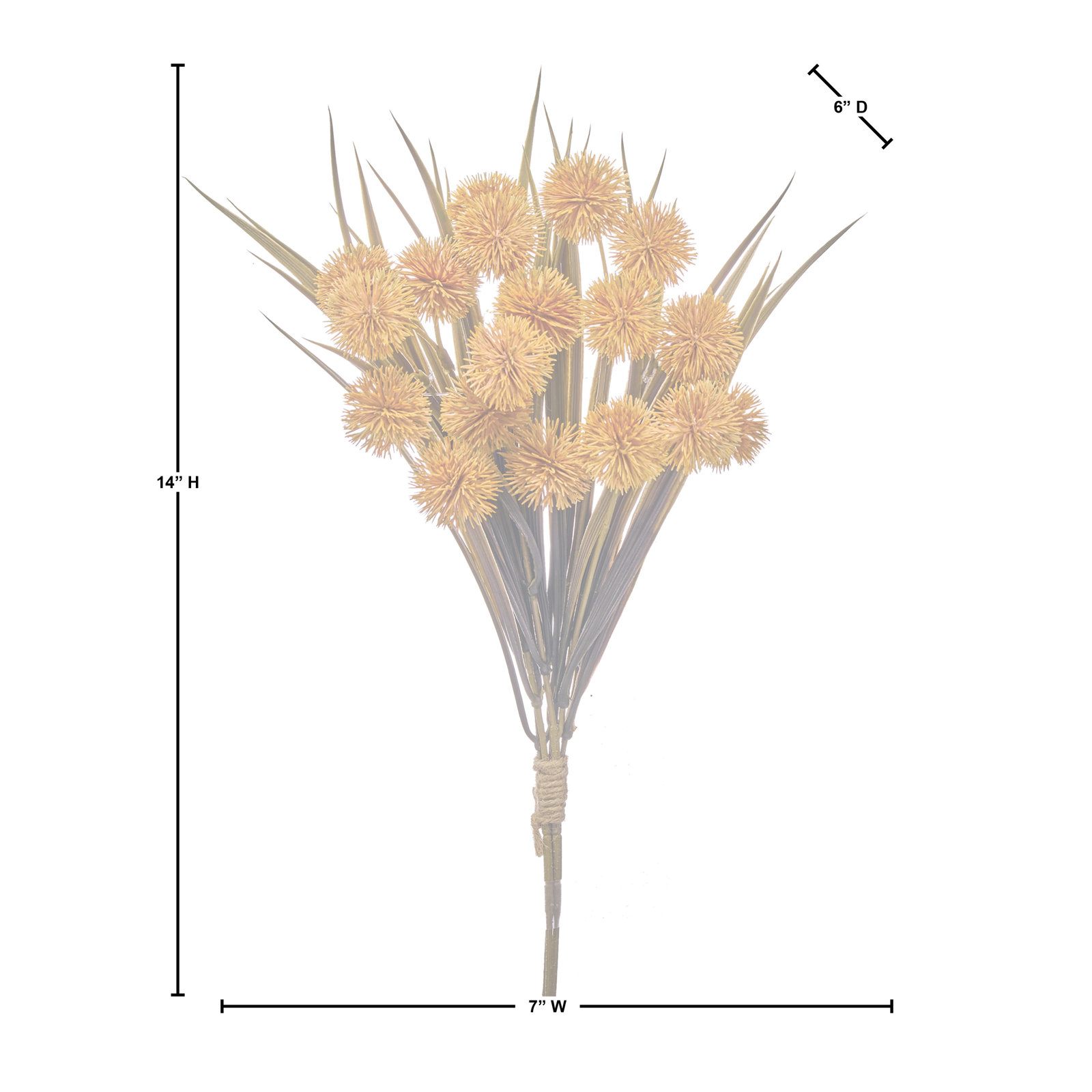 14" Autumn Thistle Bundle, Cinnamon