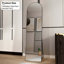 Les miroirs pleine longueur au sol de la quatrième génération avec cadre en alliage d'aluminium arqué, idéal pour la salle de bain, la chambre à coucher et le décor d'un magasin de vêtements