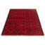 Tapis rouge noué à la main Esari Turkman 5 pi 9 po x 7 pi 10 po