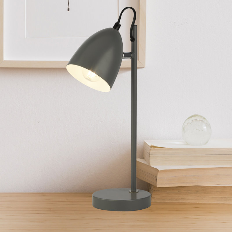 Millste Metal Desk Lamp, Grey