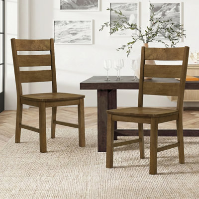 Chaise en bois massif Almeda