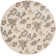 Aloha  Floral Beige Indoor/Outdoor Area Rug