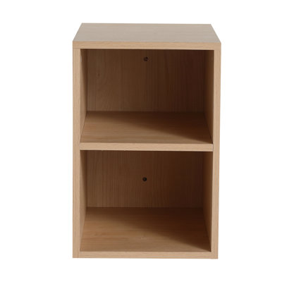 Petite tablette de rangement de 12 pouces - pour différentes pièces Chêne, contreplaqué stable, conception murale moderne à plusieurs espaces
