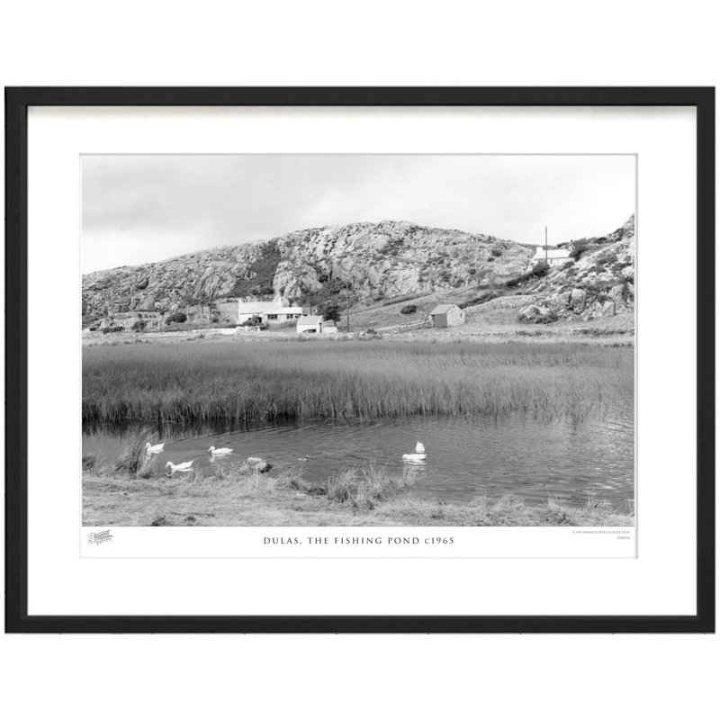 Dulas, the Fishing Pond C1965 1 Piece Single Picture Frame Wall Art, 45cm H x 60cm W x 2.3cm D