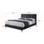 Morris Upholstered Bed-40351106-40351108