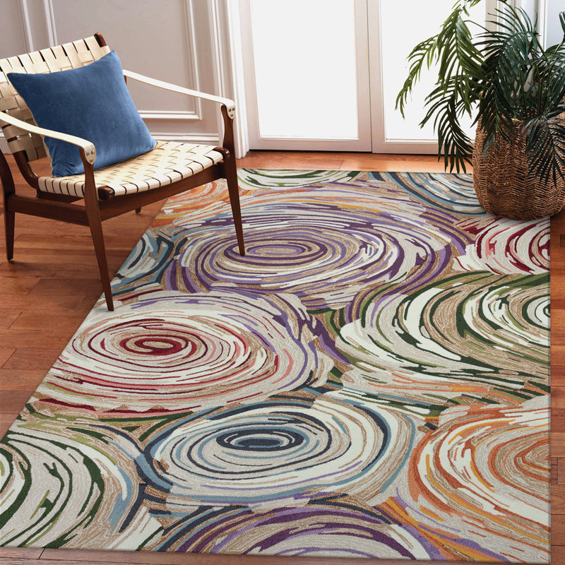 Olutosin Memphis Indoor/Outdoor Area Rug, Rectangle 5' x 7'6"
